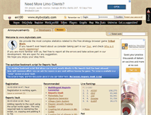 Tablet Screenshot of mytwstats.com